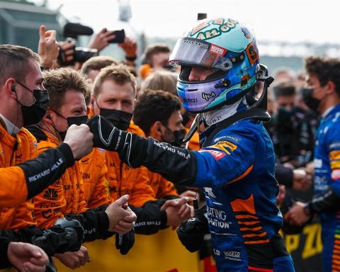 Daniel Ricciardo and Lando Norris at Imola - Formula1news.co.uk